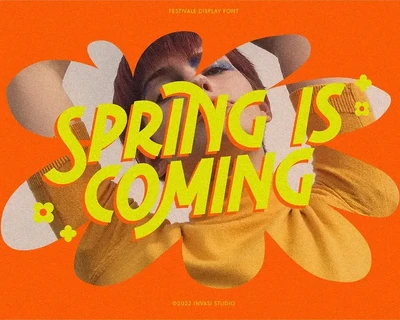 Festivale - Display Retro Sans font