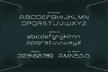 Methanerse - A Futuristic Font