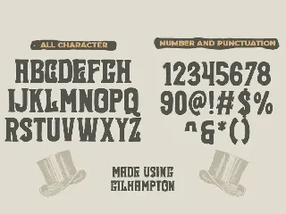 Gilhampton - Organic Typeface font