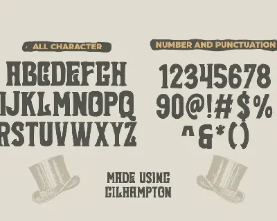 Gilhampton - Organic Typeface font