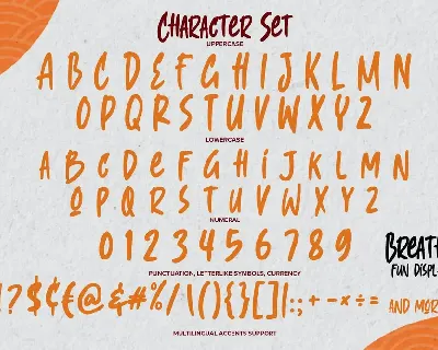 Breathless - Fun Display Font