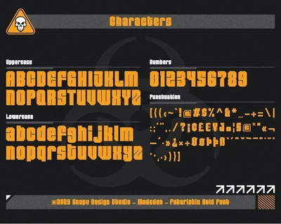 Madsden - Futuristic Font