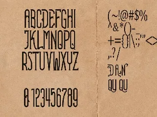 Diamona Biquin - Vintage Font