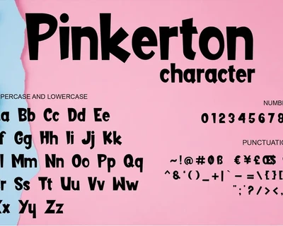 Pinkerton - Playful Decorative font