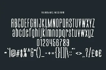 Nordams Sans Serif font