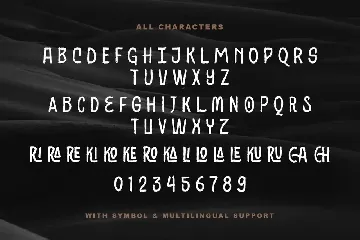 Black Ground - Rustic Typeface font