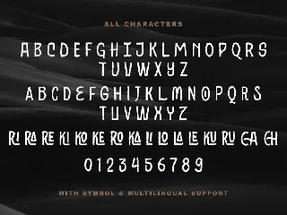 Black Ground - Rustic Typeface font