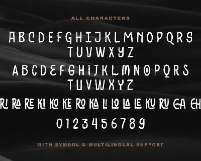 Black Ground - Rustic Typeface font