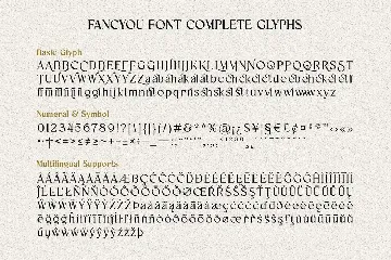 Fancyou font