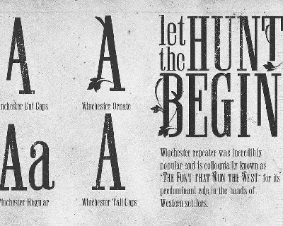 Winchester Condensed Font