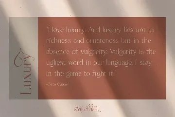 Mitchaella Luxury Serif + Bonus font