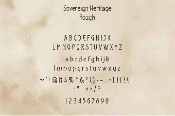 Sovereign Heritage - Vintage Typeface font