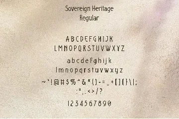 Sovereign Heritage - Vintage Typeface font