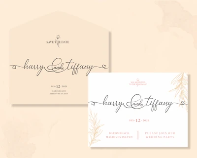 Love and Joy - A Wedding Font