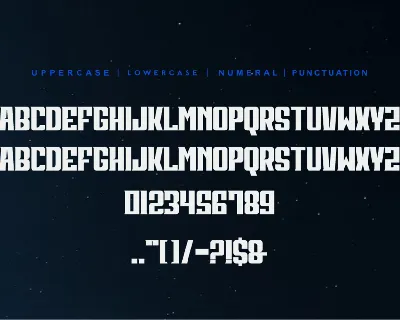 Dark Version Font