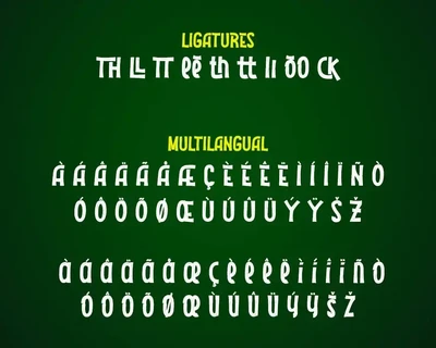 Backeth font