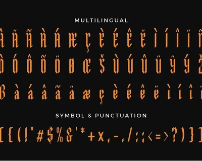 Malegroth font