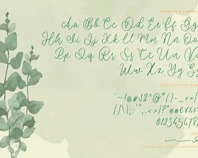Vania & Randy | A Simply Handwritten Font