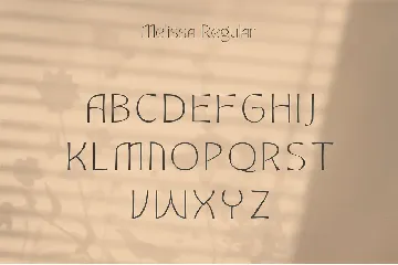 Melissa - Sophisticated Typeface font