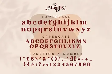 Mastji font