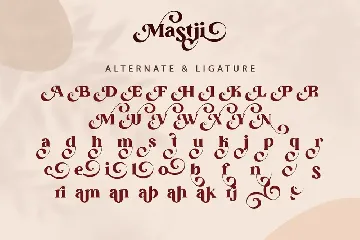 Mastji font