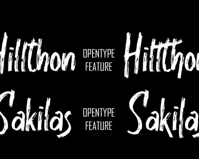 Rougthy Brush Font