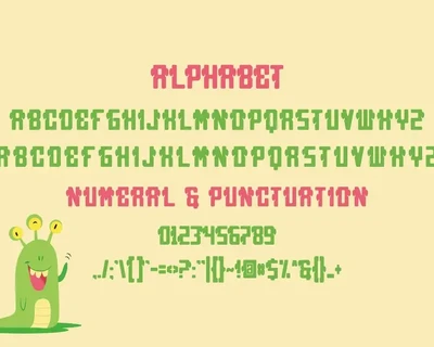 Amoxn - Monster Font