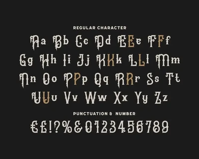 Koriec - Modern Blackletter Font