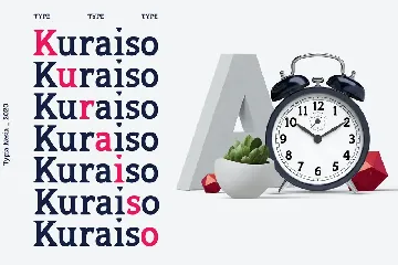 Kuraiso Serif Font