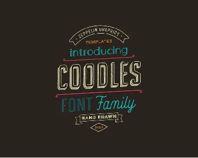 Coodles Hand Drawn Font Family