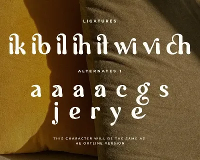 Foghe - Unique Vintage Display Font