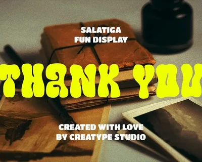 Salatiga Display Fun font