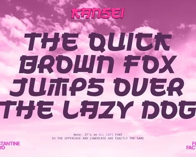 Kansei - Japanese Y2K Fonts