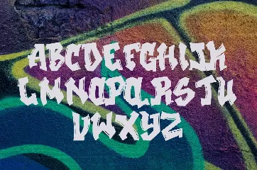 Heaven Spot - Rad Graffiti Display font