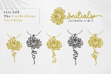 Christine Birth Flower - An Ornament Script Font