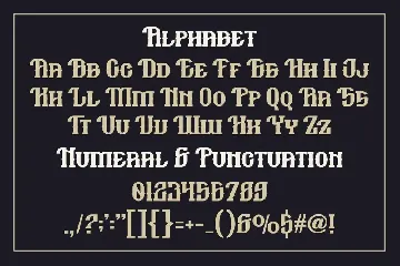 Block Black Font