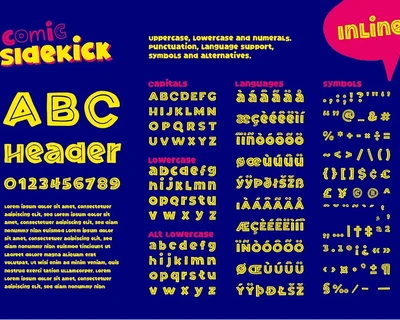 Comic Sidekick: A Screwball Comedy Font Family!