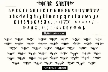 Dear Santa - Ultimate Christmas Font