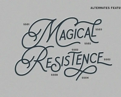 Daily Magnolines font
