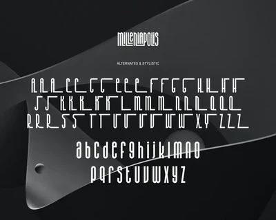 Milleniapolis - Futuristic Type font