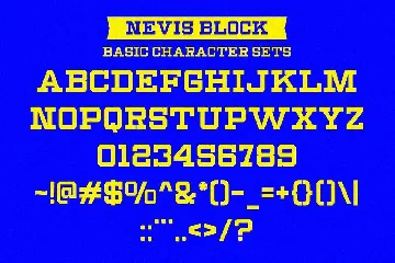 Nevis font