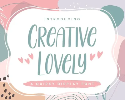 Creative Lovely - Display Font