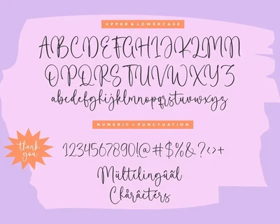 Blushing Woman Script Font