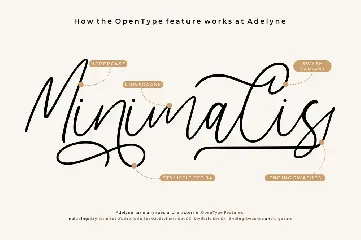 Adelyne â€“ Modern Handlettering font