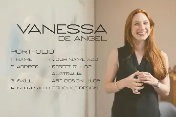 Vanessa de Angel font