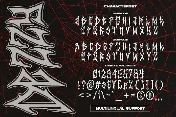 Dezzy - Heavy Metal Font