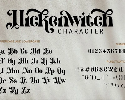 Hicken Witch - Decorative Font
