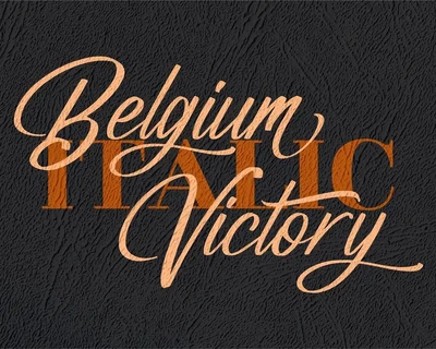 Belgium Victory Modern Script font
