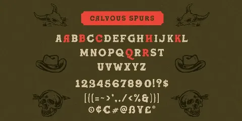 Calvous - Slab Serif Typeface font