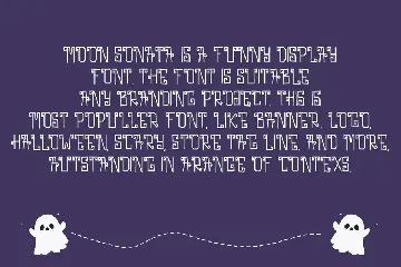 Moon Sonata - Halloween Font